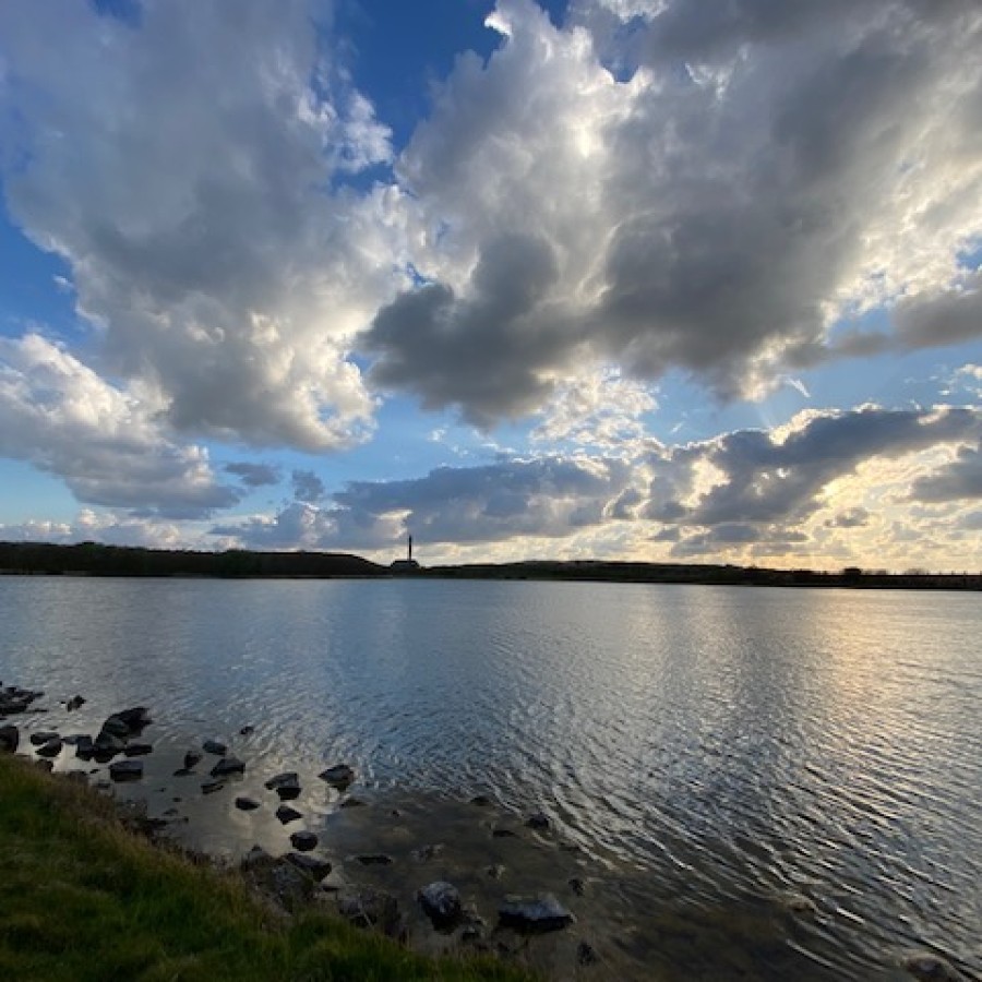 Westkapelle kreek in de avond
